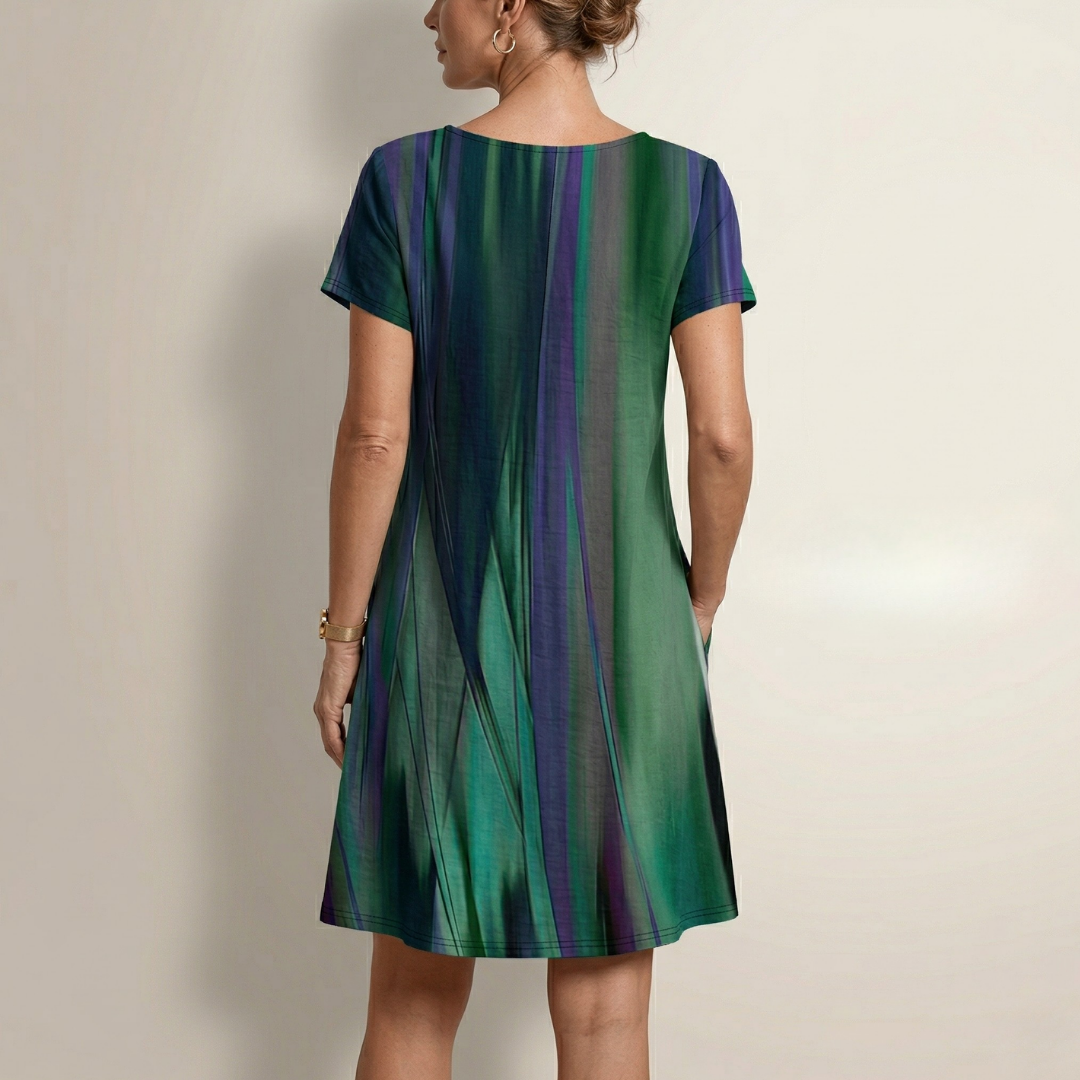 Irene - Luxurious Shimmering Silk Maxi Dress
