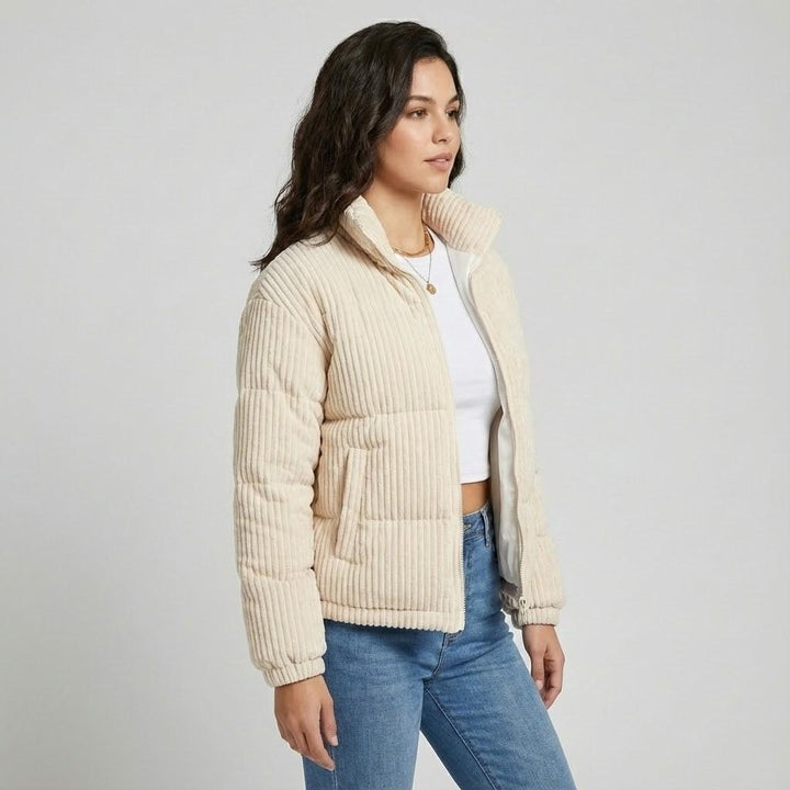 Structured Cut Light Quilted Jacket