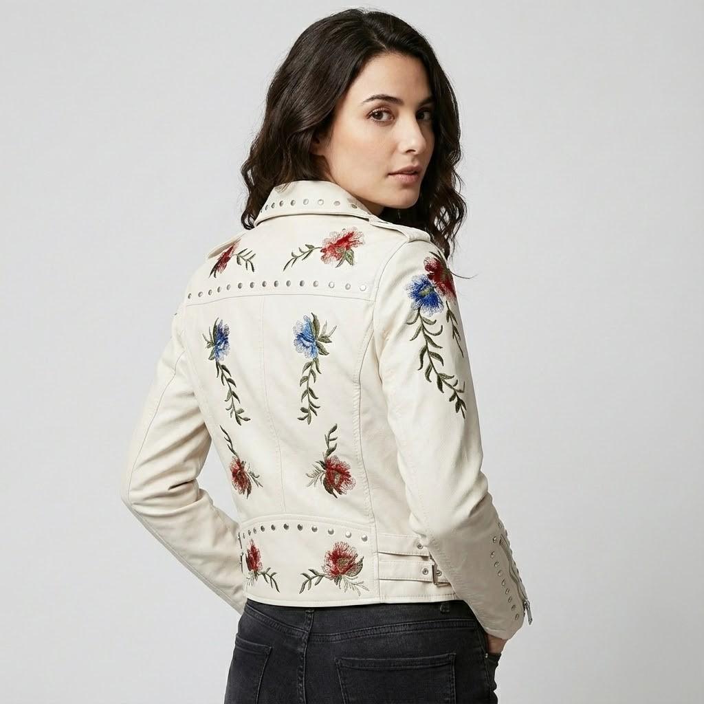 Embroidered Short Structured Jacket
