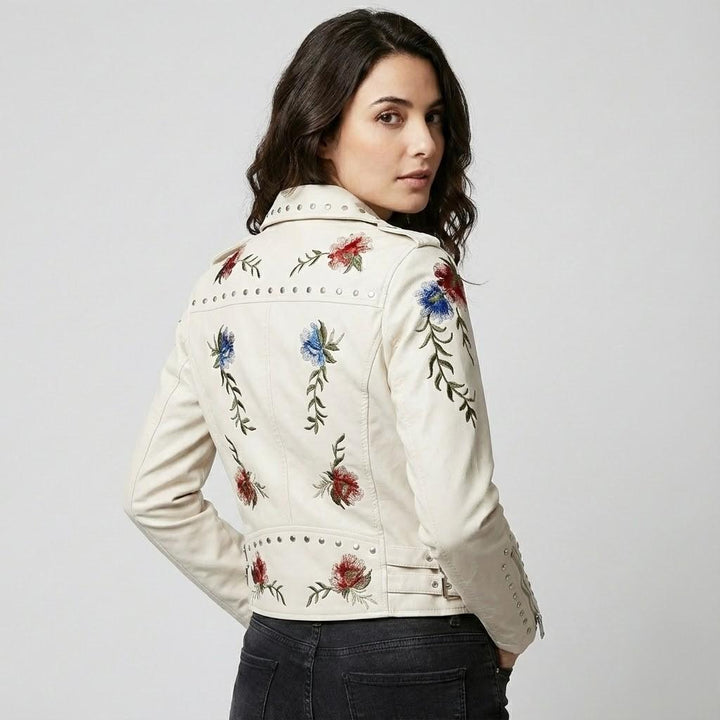 Embroidered Short Structured Jacket