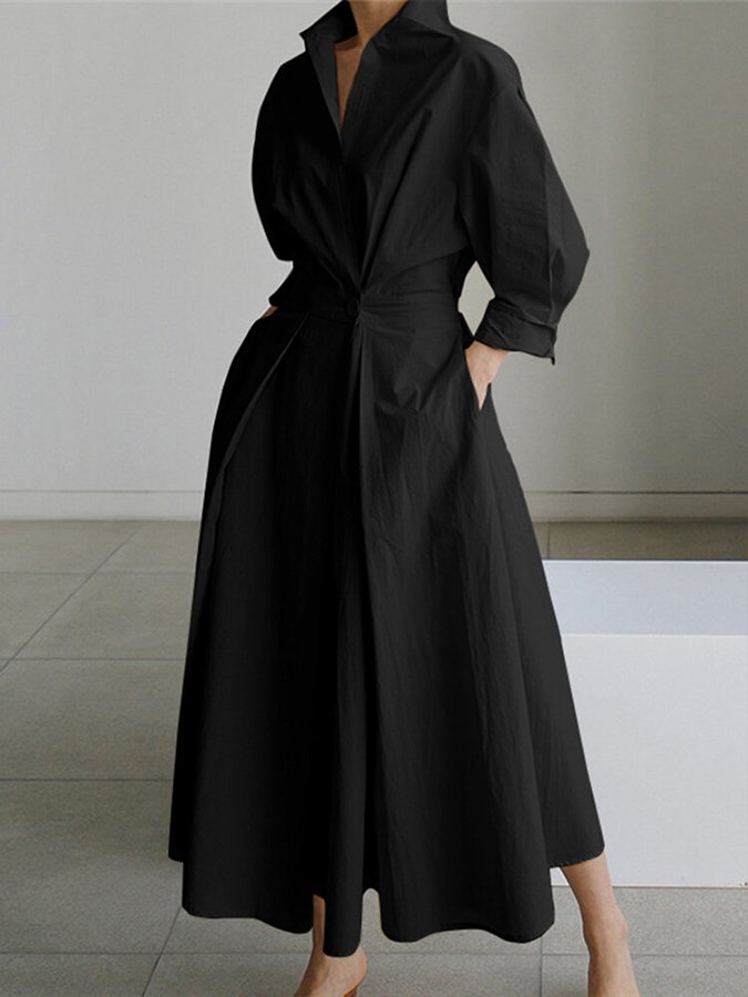 ÉLÉONORE | Timeless Long Elegant Dress for a Refined Look