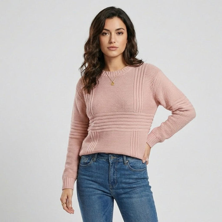 Urban-Style Oversized Textured Knit Sweater