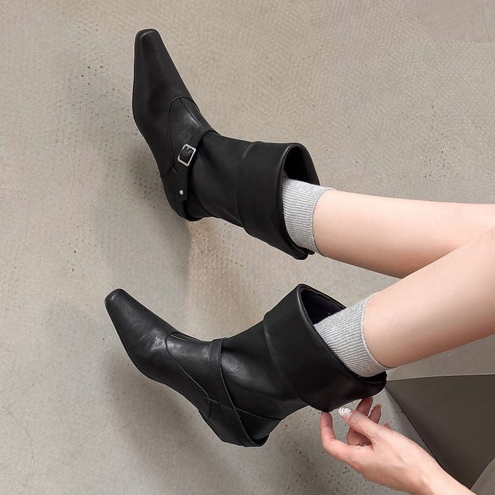Queli Genuine Suede Boots