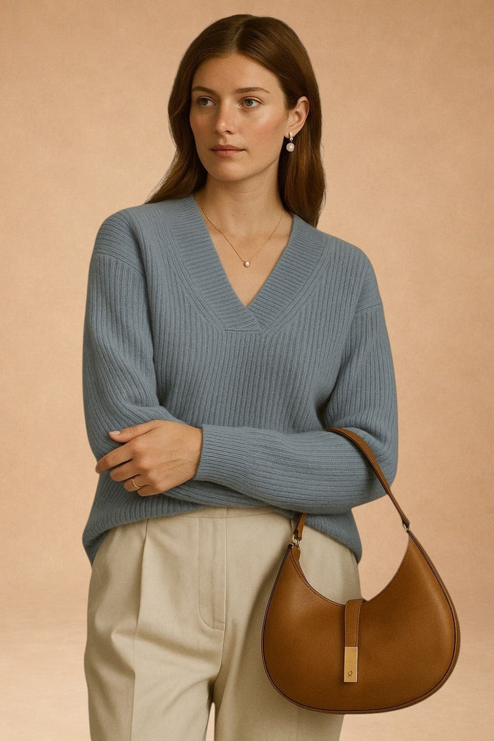 Eliane - Emerald Cashmere Sweater