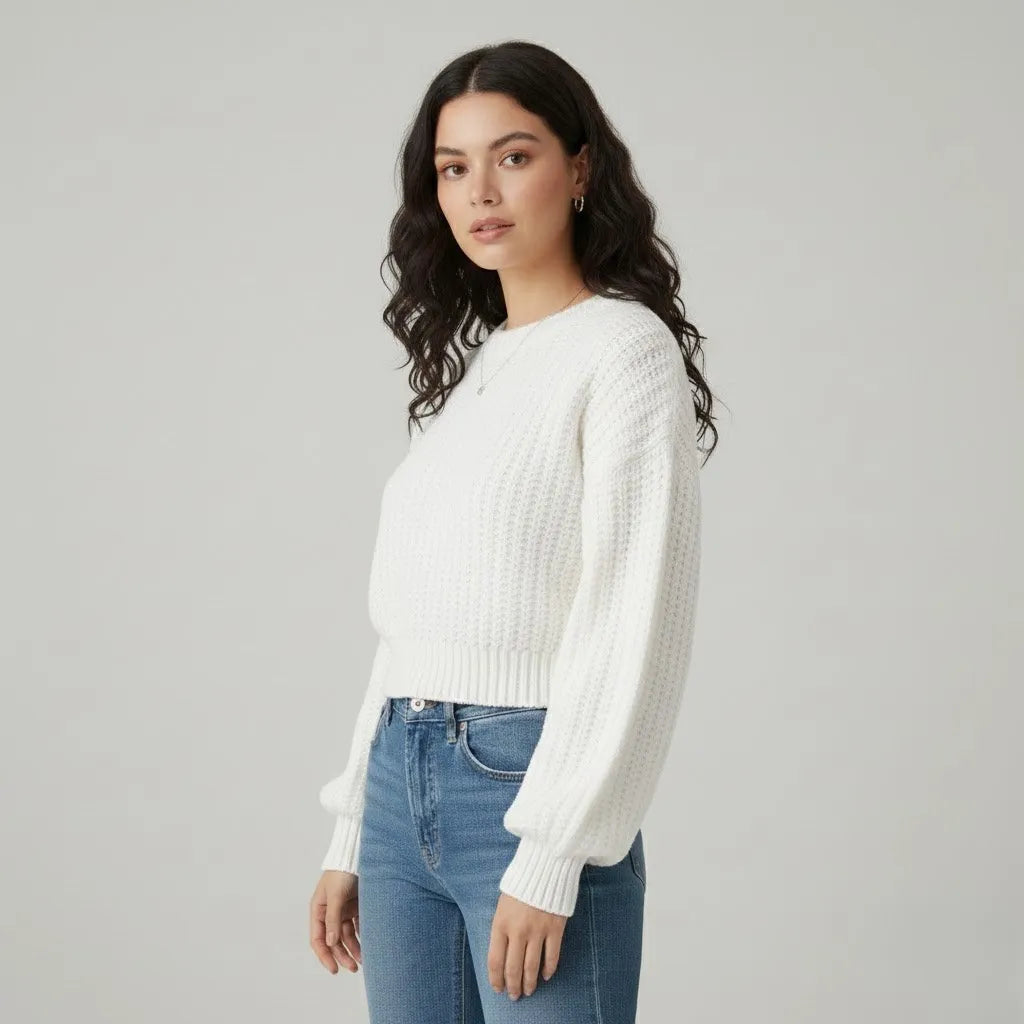 Cozy Oversized Ribbed Knit Sweater