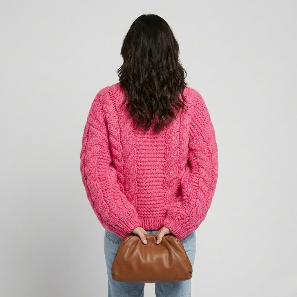 Oversized Cable Knit Sweater