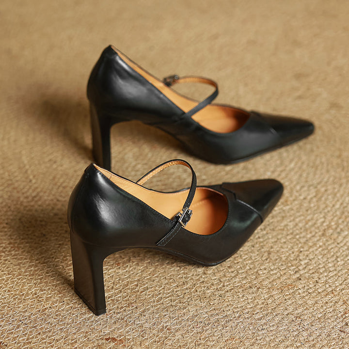 Genuine Leather Espadrilles