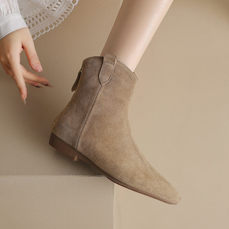 Renata Genuine Suede Chelsea Boots