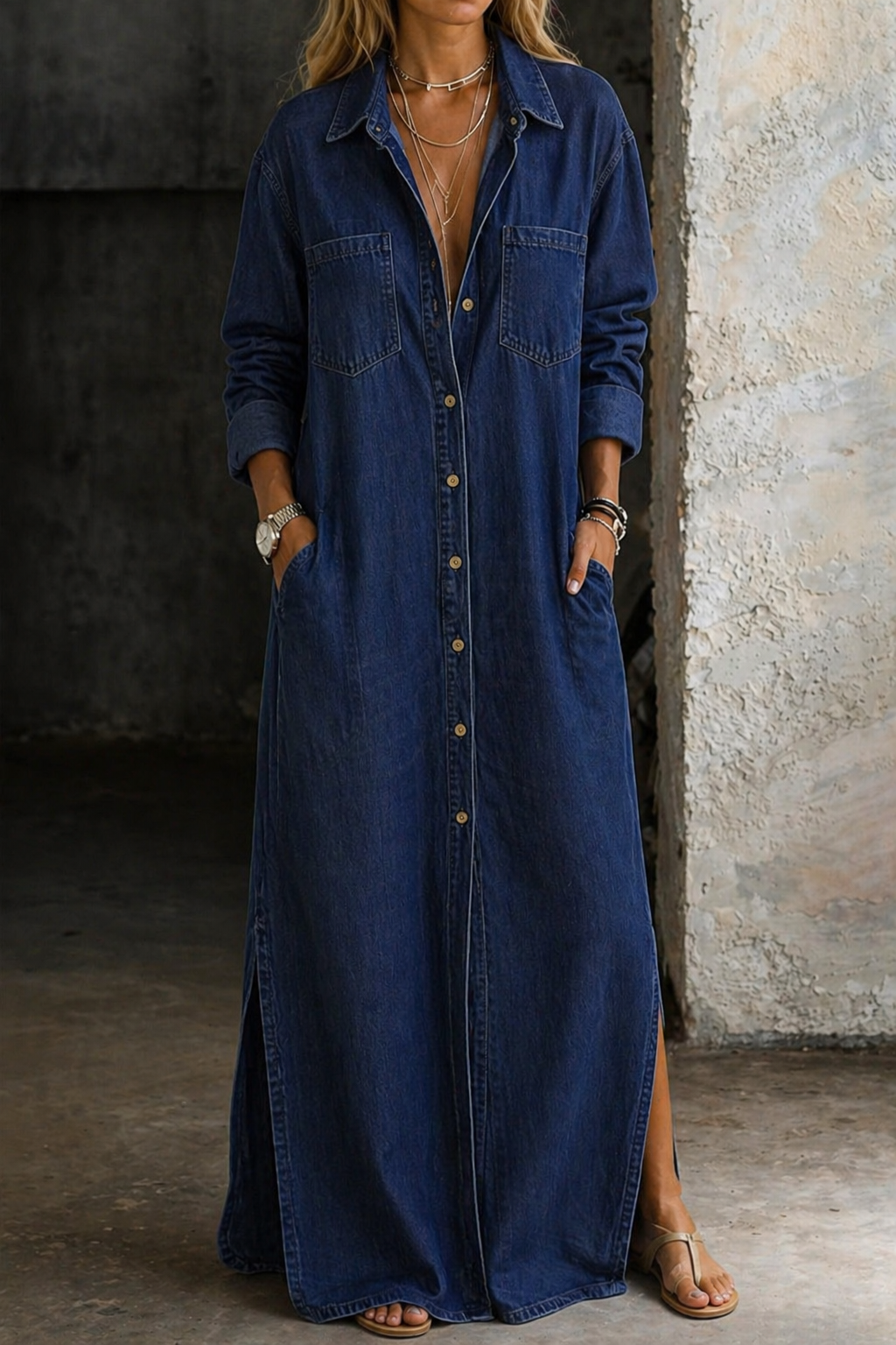 Daniela - Classic Button-Up Dress
