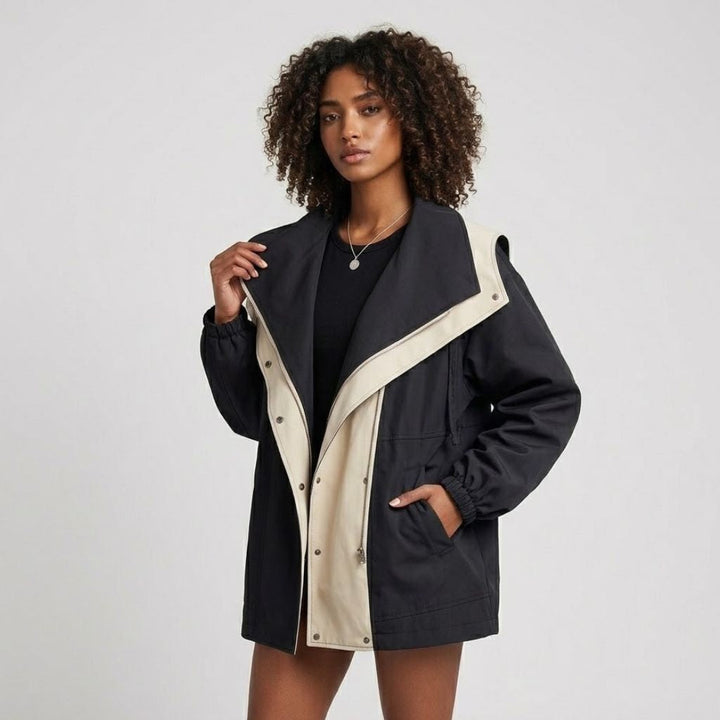 Urban-Style Short Hooded Parka