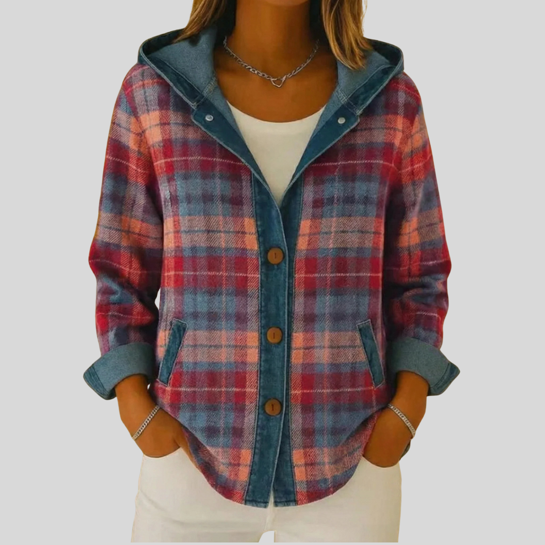 Reintje | Hooded Check Overshirt
