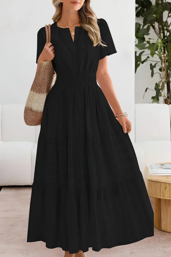 Emma | Long dress with a comfortable wide waist