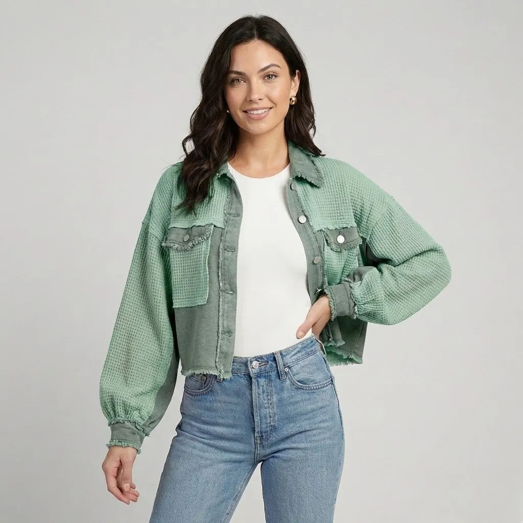Urban-Style Short Cotton Jacket