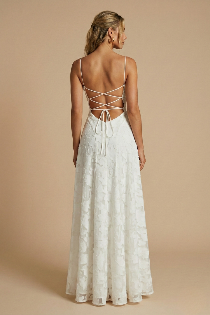 Nora | Fitted Bodice Floral Maxi Dress