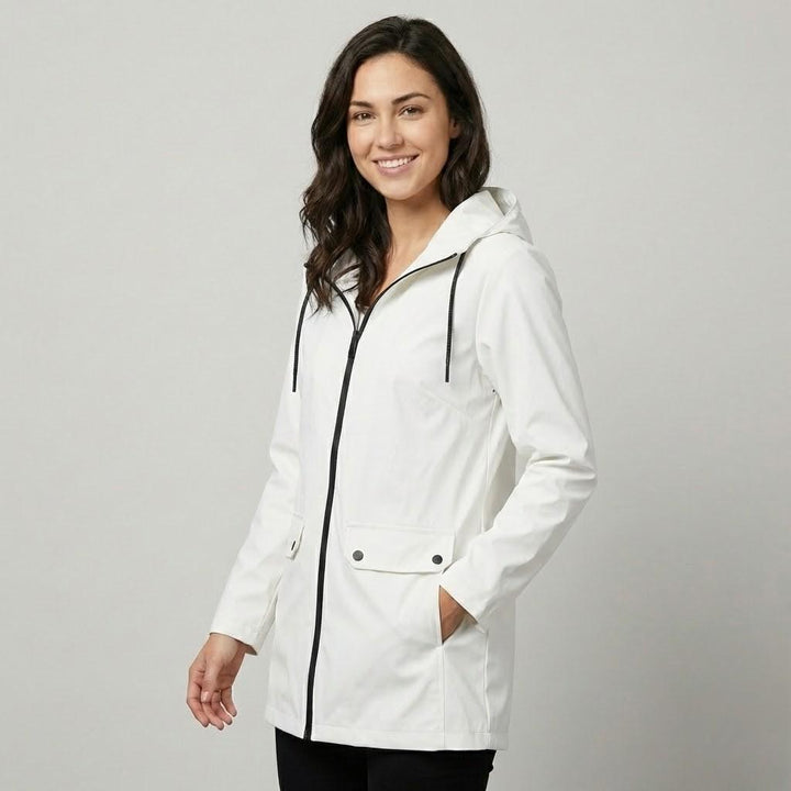 Straight-Cut Hooded Lightweight Parka