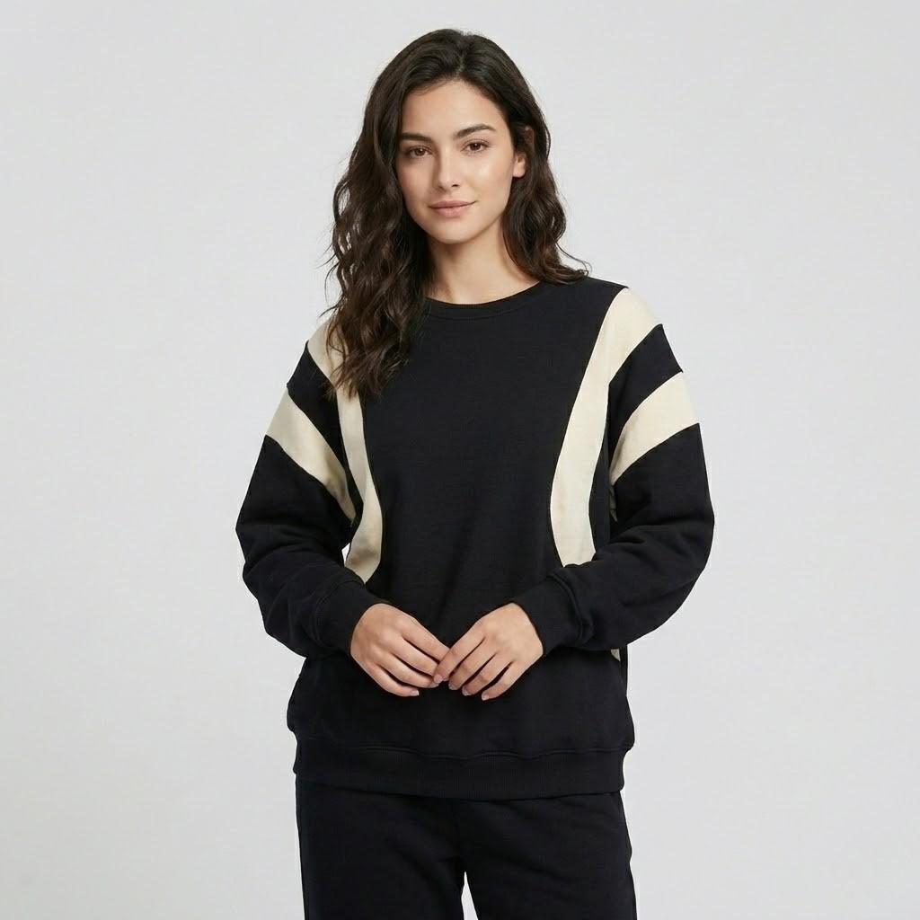 Modern Style Oversized Cotton Blend Hoodie