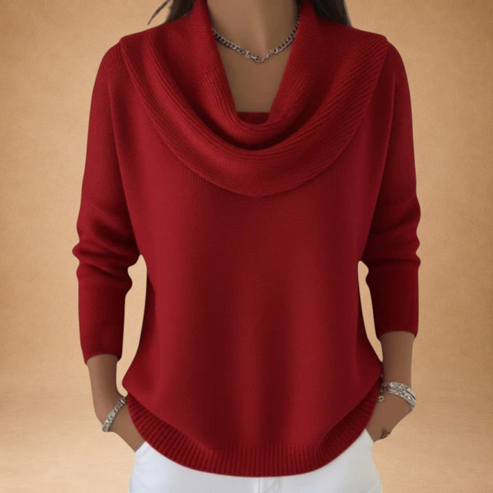 Euphoria - Sweater with Collar and Soft Touch for Elegant Comfort