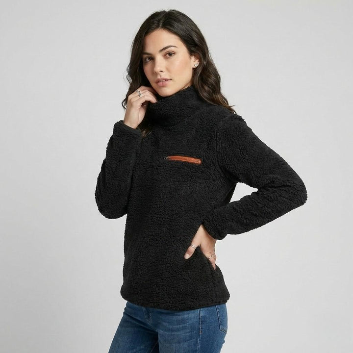Cozy Fleece Hoodie Featuring a Zippered Pocket