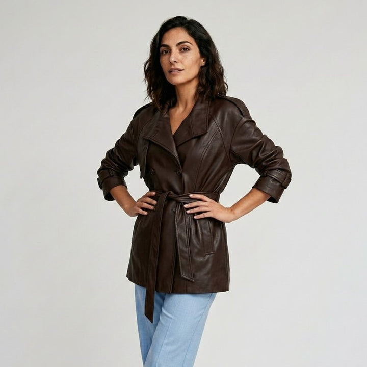 Tailored Coat with Customizable Belt