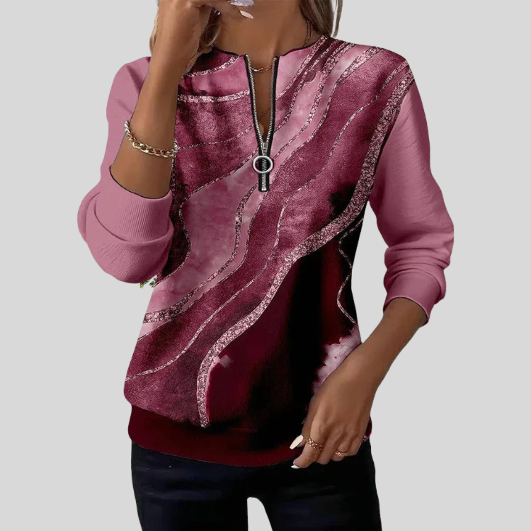 Hendrikje | Chic Zip Top