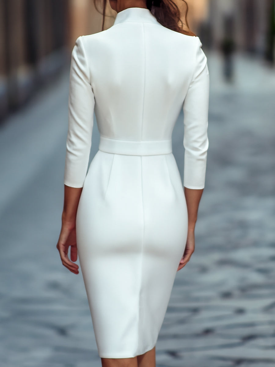Ligia | Midi Dress Featuring a Stylish Belt