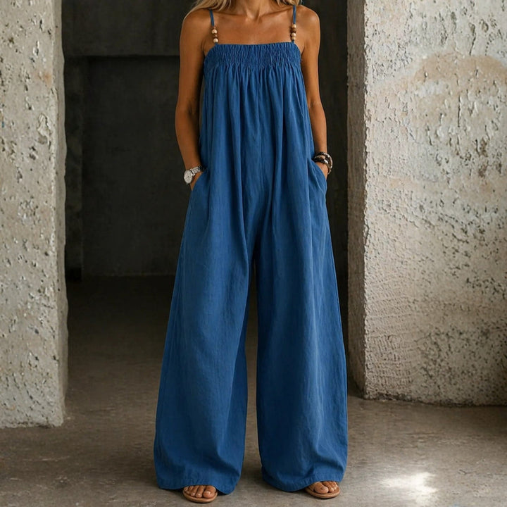 Madalena - Wide-Leg Denim Jumpsuit