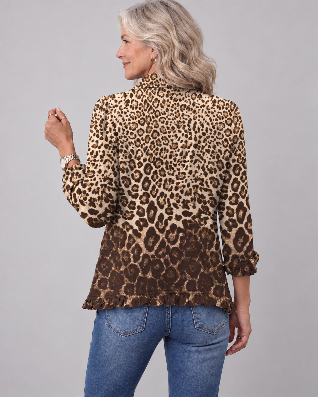 Aisling | Blazer in Leopard Print