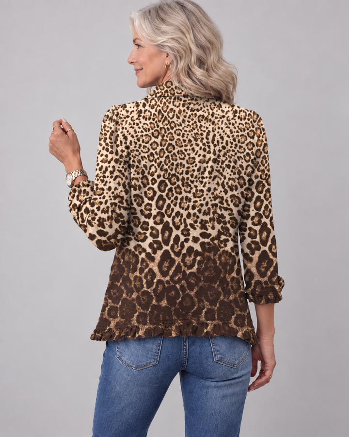 Aisling | Blazer in Leopard Print