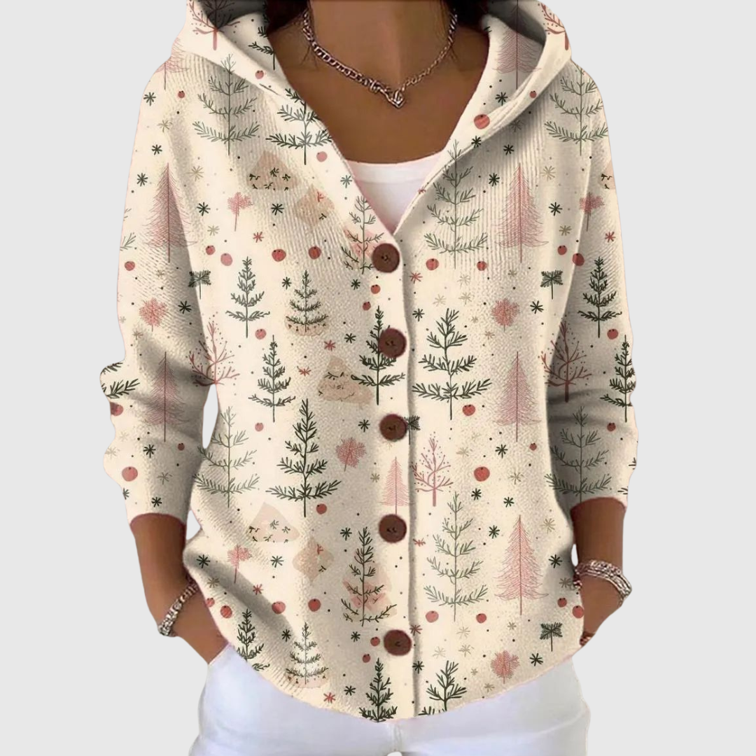 Luise | Comfortable Knitted Cardigan with Hood
