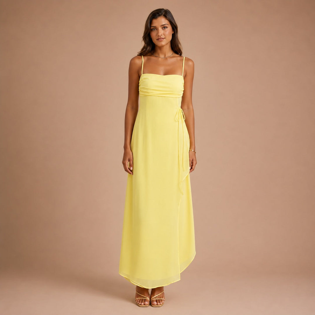 Flossy - Long Yellow Women's Robe