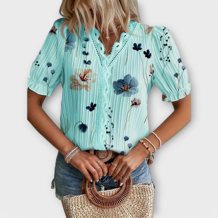Emilia - V-Neck Blouse Design