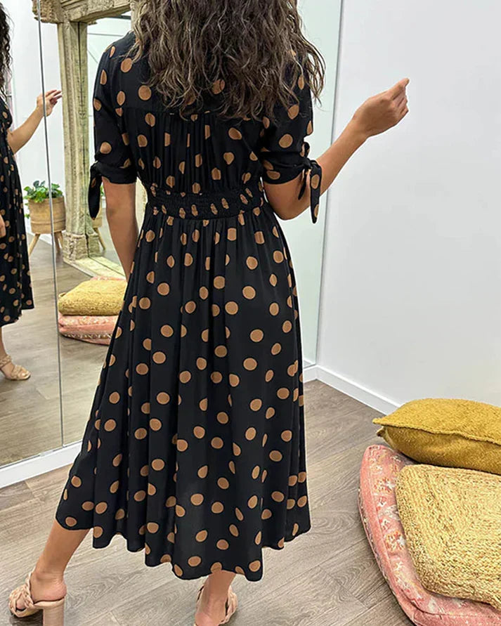 Valentina™ | Modern Polka Dot Dress