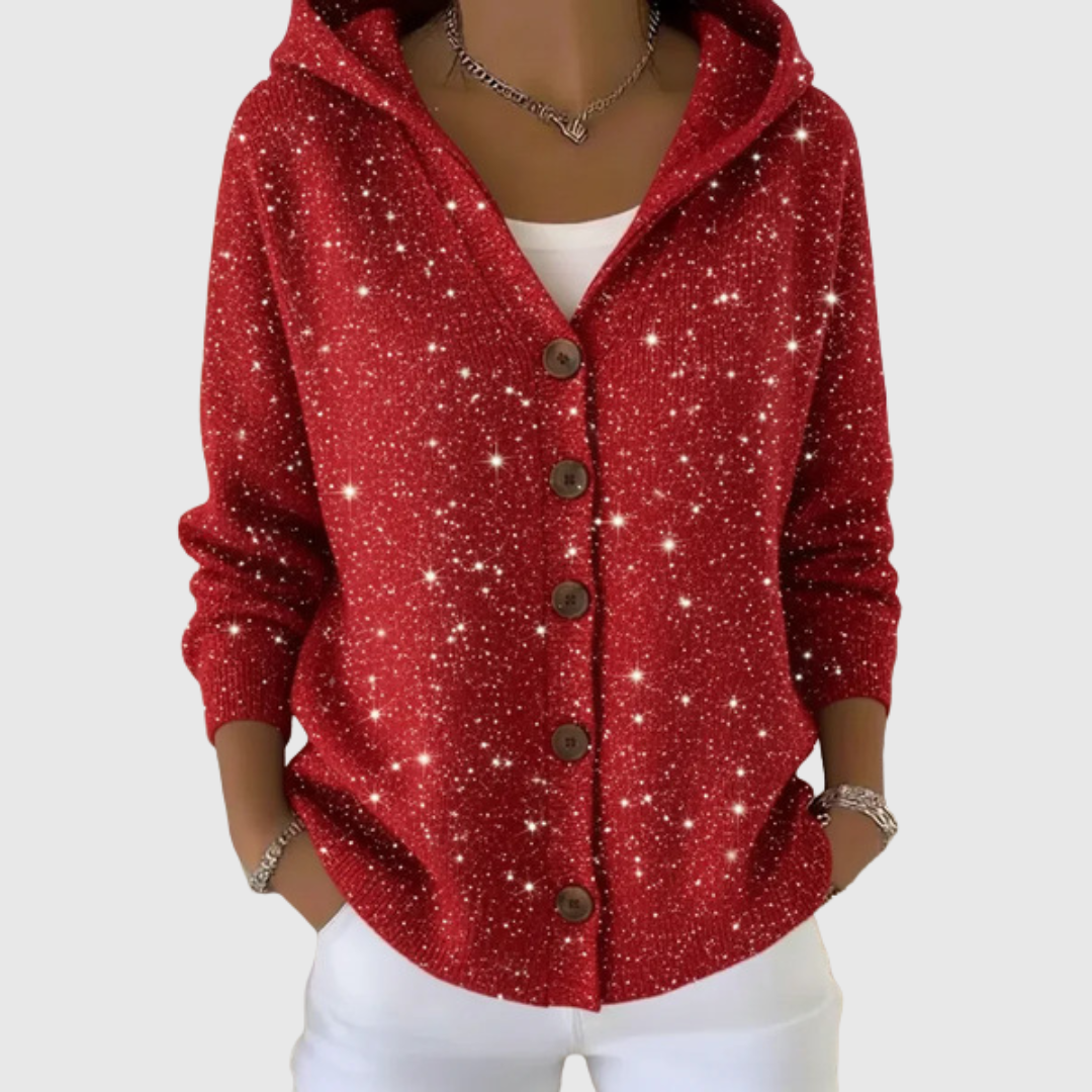 Mari | Comfortable Knitted Scarf with Hood