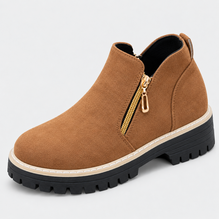 Double Zip Ankle Boots