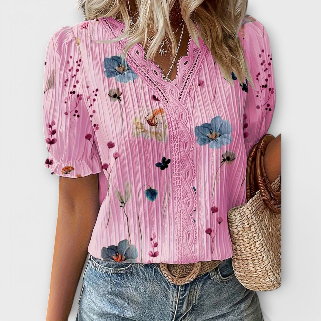 Emilia - V-Neck Blouse Design