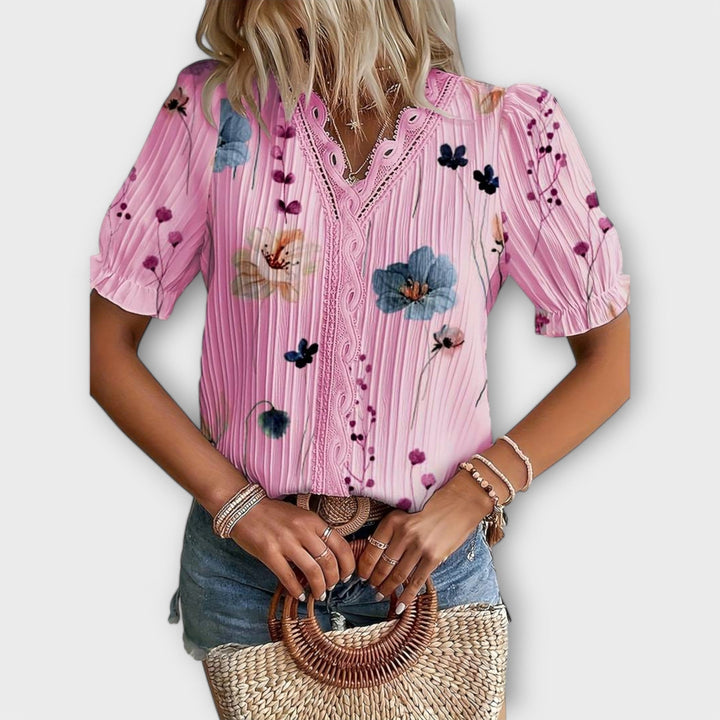 Emilia - V-Neck Blouse Design