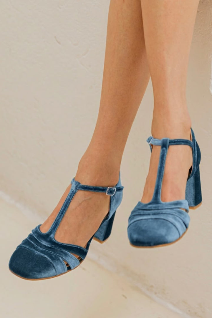 Sarafina - Fabric Cut-out Heels