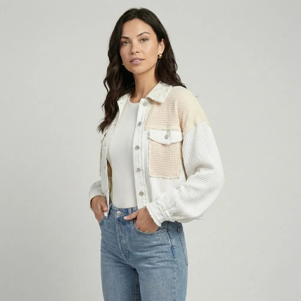 Urban-Style Short Cotton Jacket