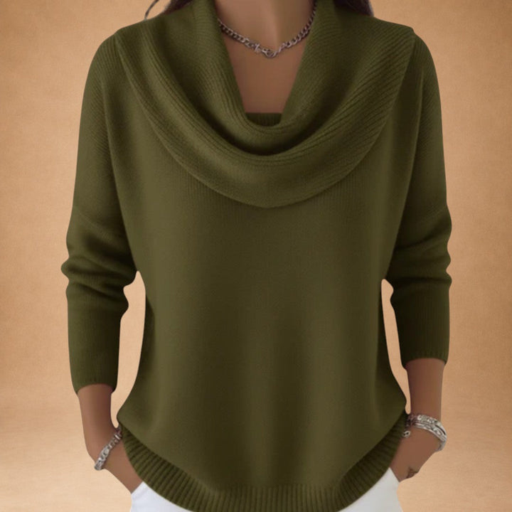 Euphoria - Sweater with Collar and Soft Touch for Elegant Comfort