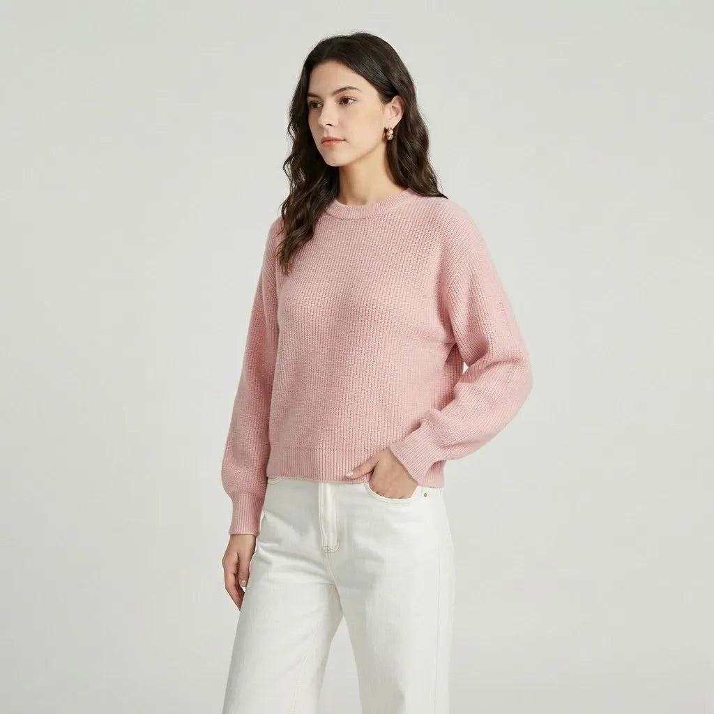 Cozy Minimalist Knit Pullover