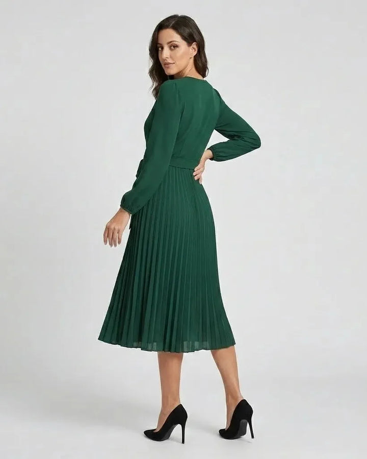 Judita | Ruched Waist Midi Dress