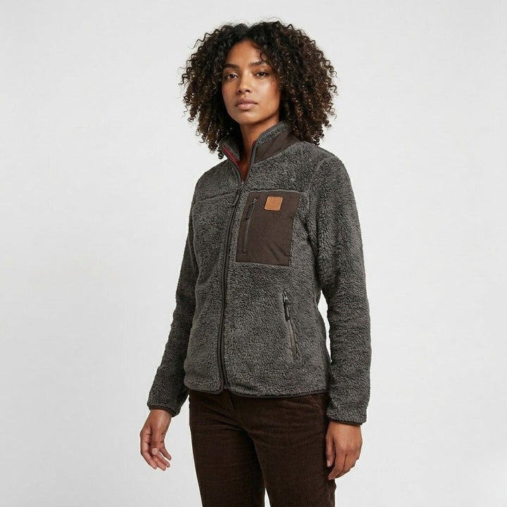 Fleece Jacket Featuring Convenient Pockets and Front Closure
