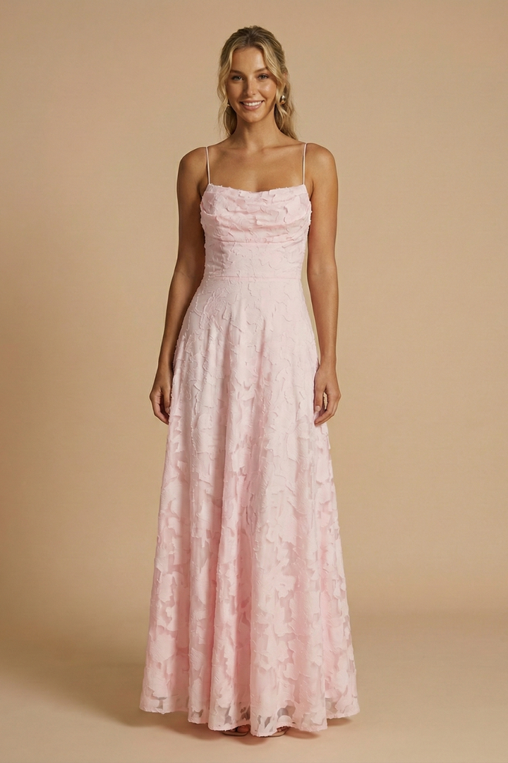 Nora | Fitted Bodice Floral Maxi Dress