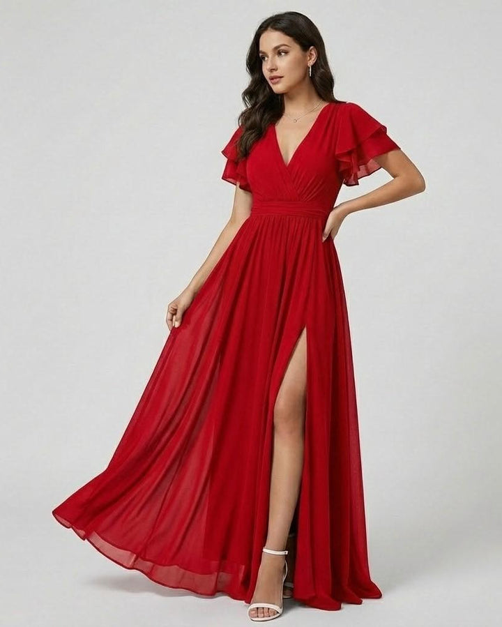 Bohumila | Ruffled Detail Long Dress