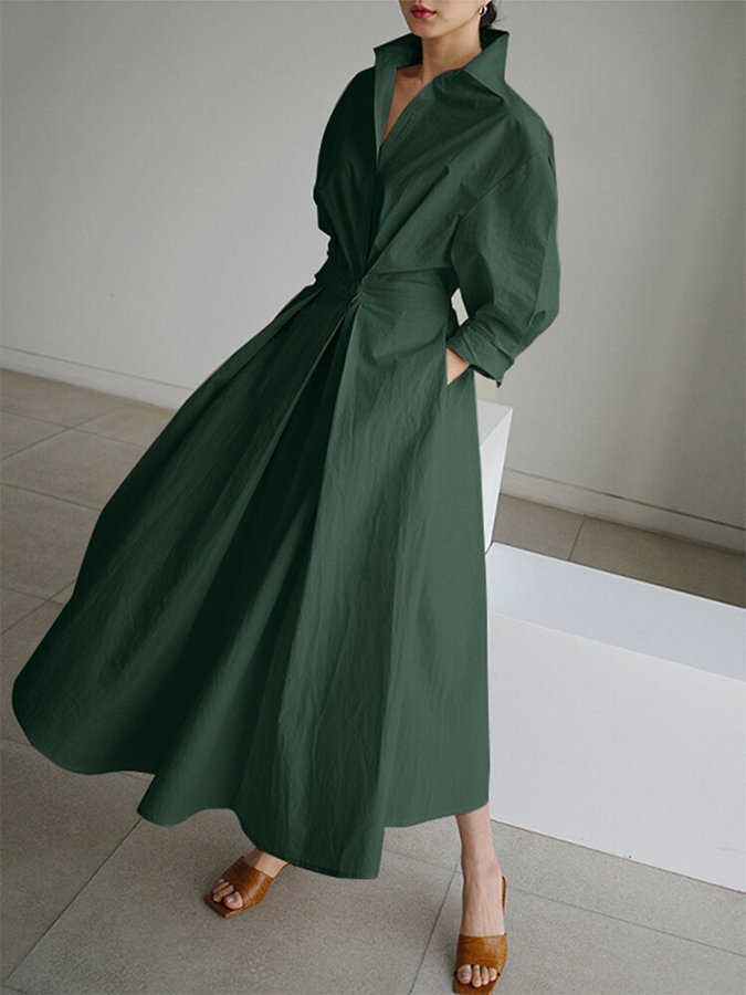 ÉLÉONORE | Timeless Long Elegant Dress for a Refined Look
