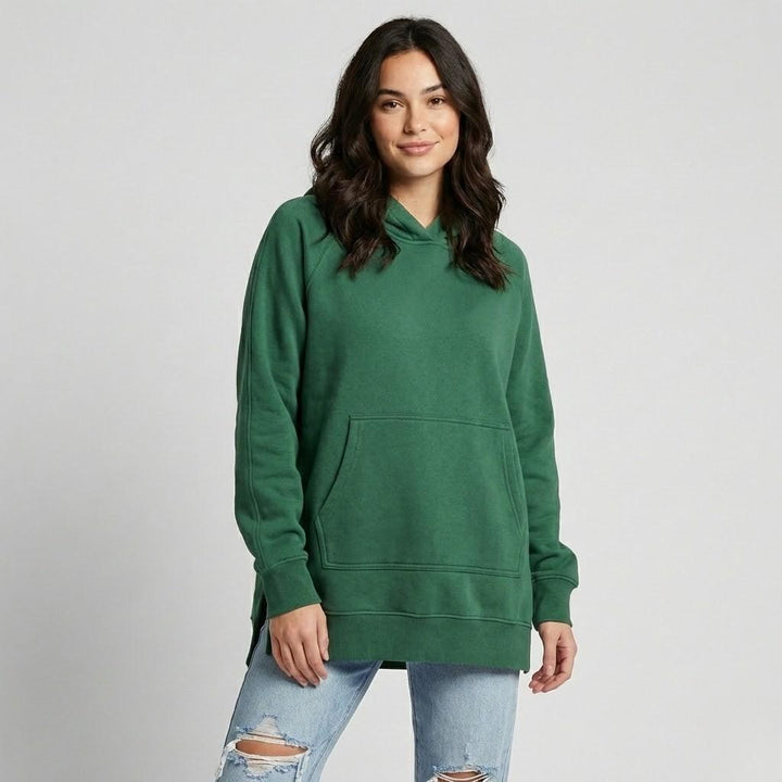 Extra Roomy Hoodie with Side Slits