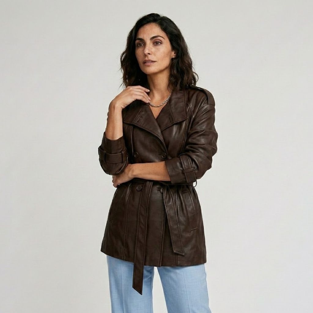 Tailored Coat with Customizable Belt