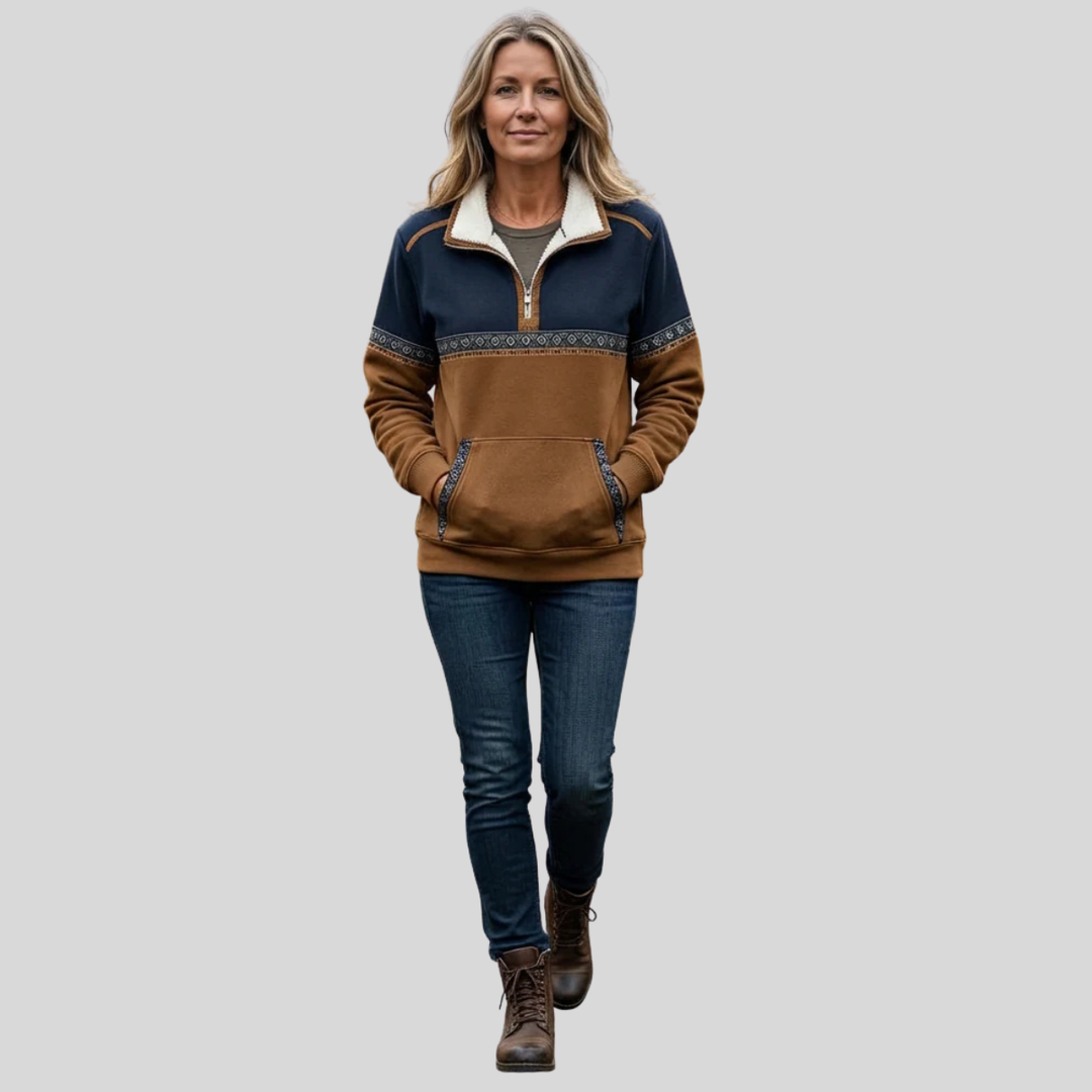 Neeltje | Cozy Half-Zip Pullover
