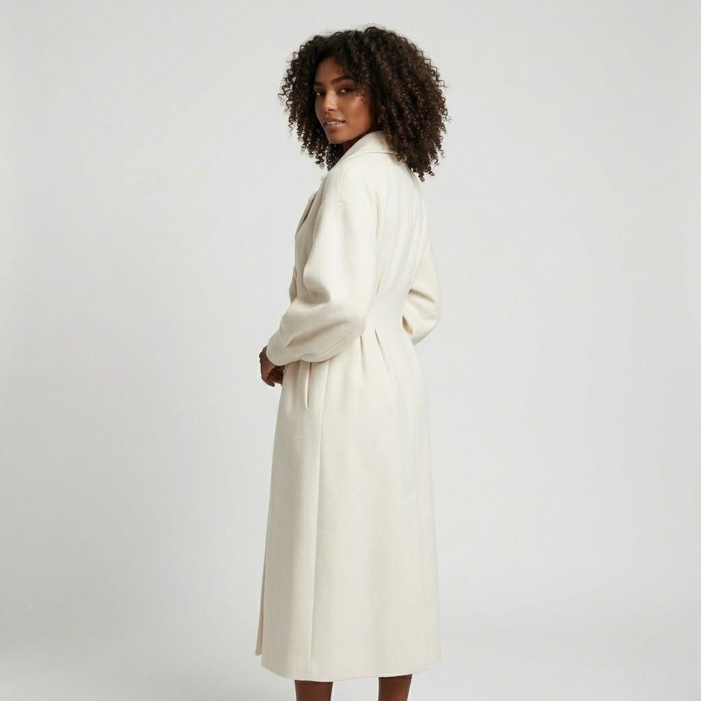 Belted Longline Structured Coat