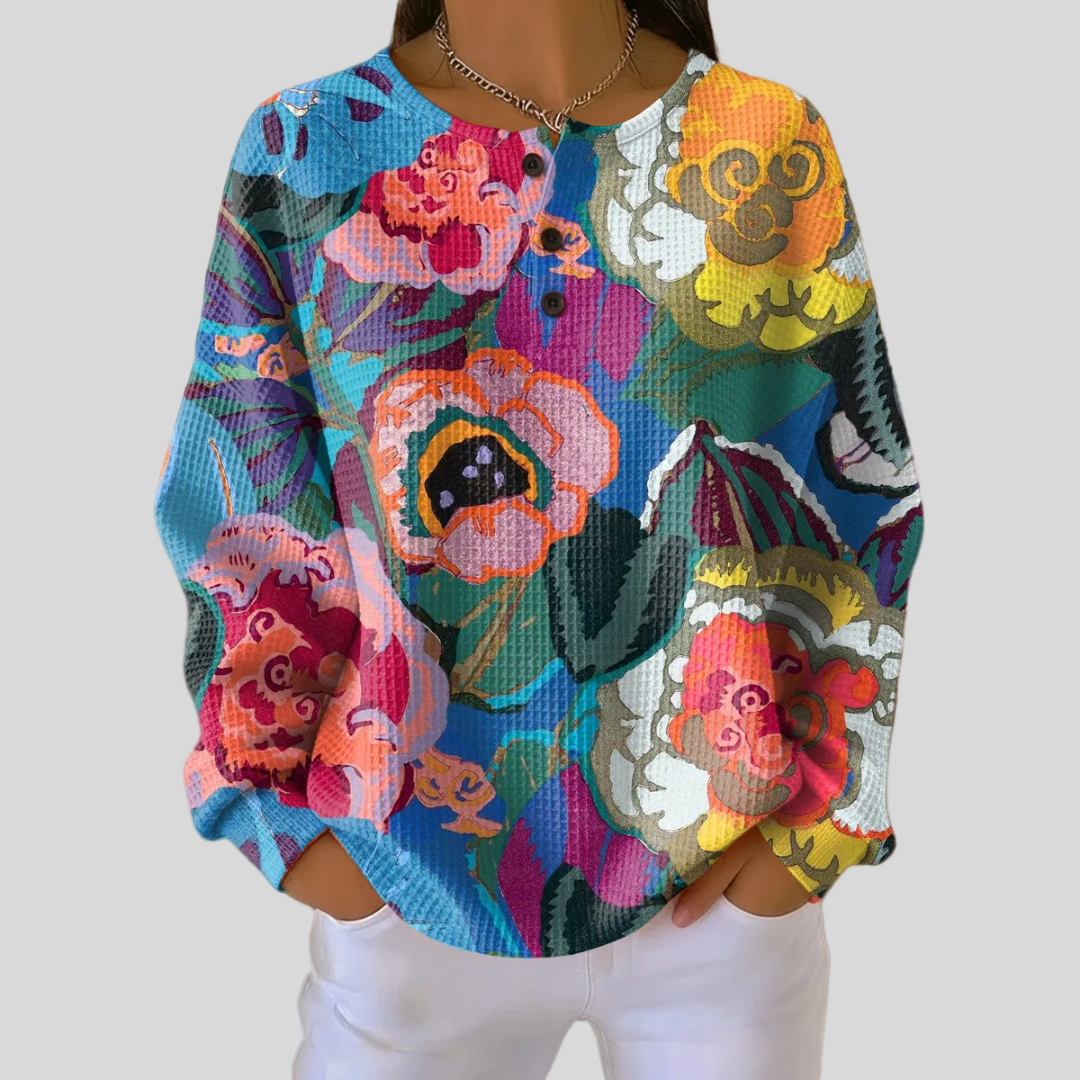 Rita Floral Print Sweatshirt